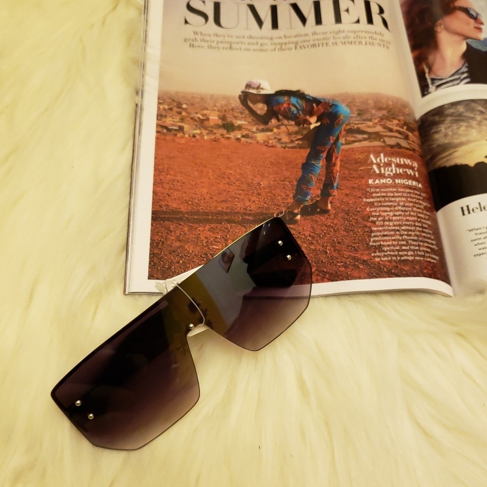 🆕️ HP Oversized Square Shield😎 Sunglasses - Picture 4 of 8